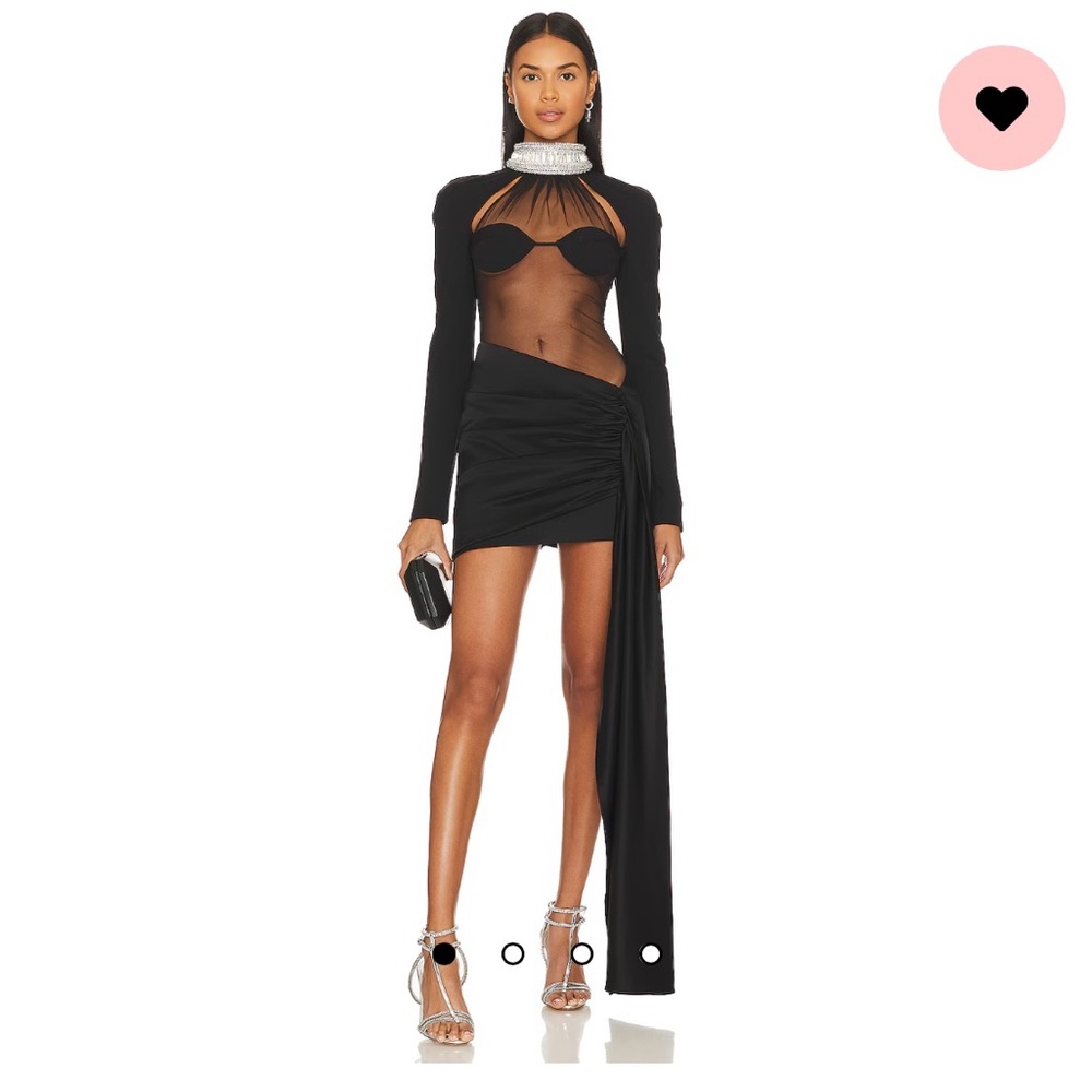 Crystal Halter Mini Dress in Black
David Roma